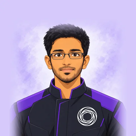 Abhishek Maddi, AI-generated portrait in the Wexa crew uniform