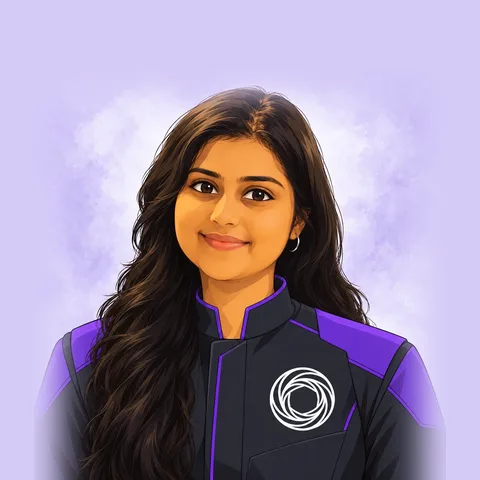 Asha, AI-generated portrait in the Wexa crew uniform